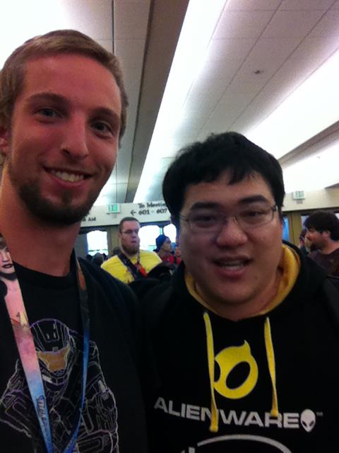 Scarra and his favorite Dig writer Roscoe :D