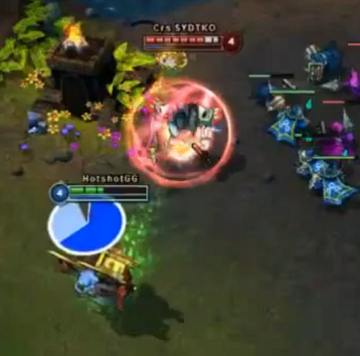SYDTKO goes into the kill against HotshotGG in a 1v1 matchup