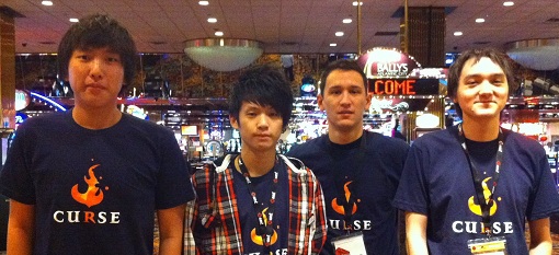 An picture of SYDTKO, Liquid112, Nyjacky and Doublelift playing for Team Curse