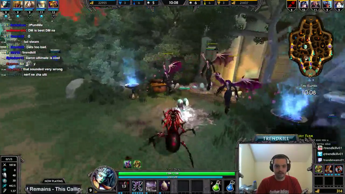Even though Trendkill's team is down 1 kill, Fenrir falls off late game and Loki and Hebo only get stronger. It's a good idea to see this through the end on this one.