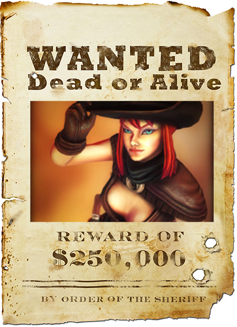 Artemis, wanted dead or alive.