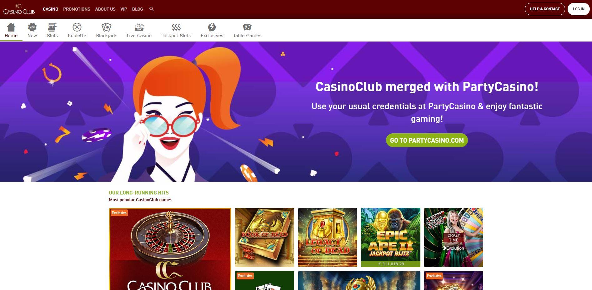 casinoclub aaye ayelujara