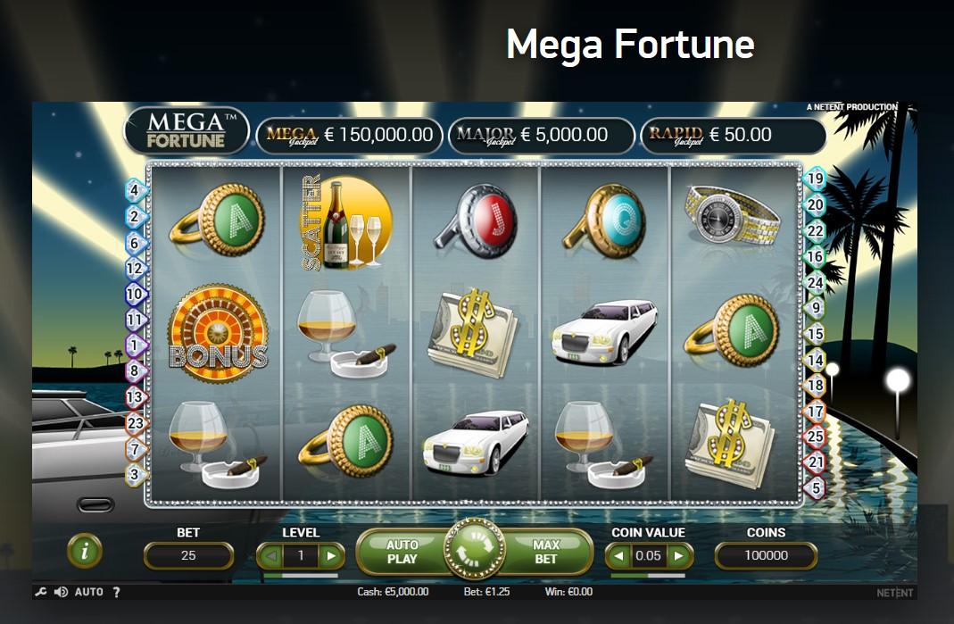 mega-výherní automat