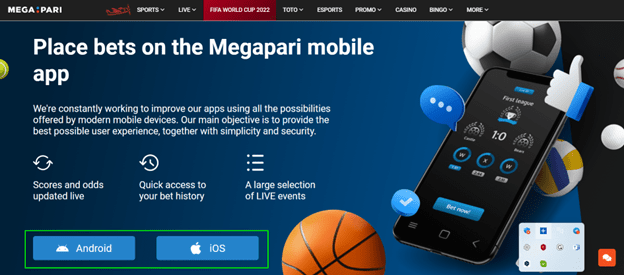 megapari-mobilná aplikácia