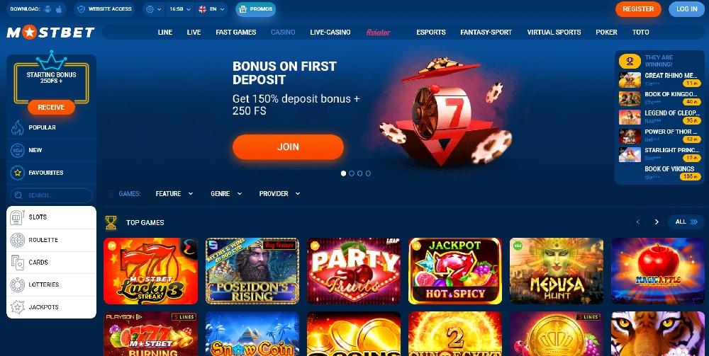 Casino Mostbet | Mostbet casino review | Big winnings and easy withdrawals  Mostbet