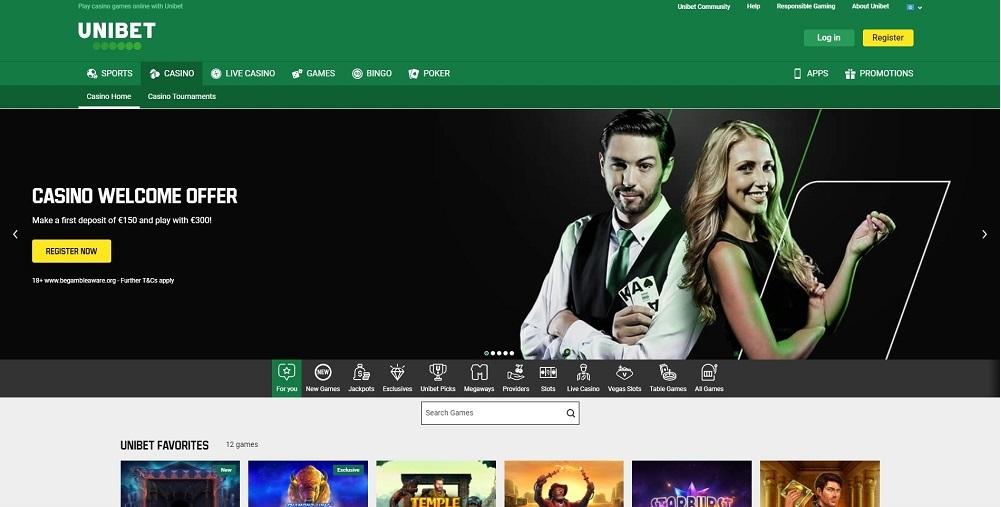 unibet казино