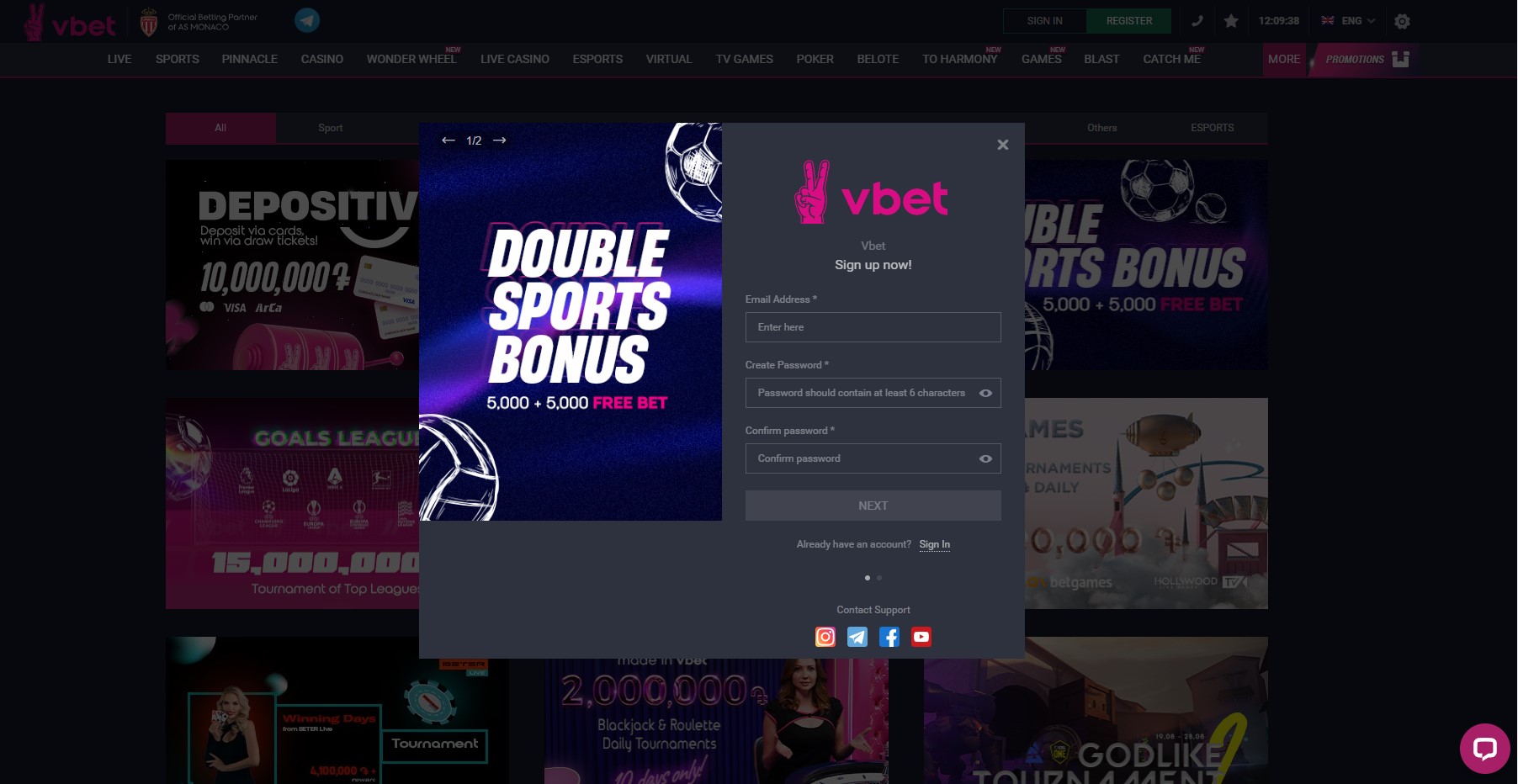 vbet-registration